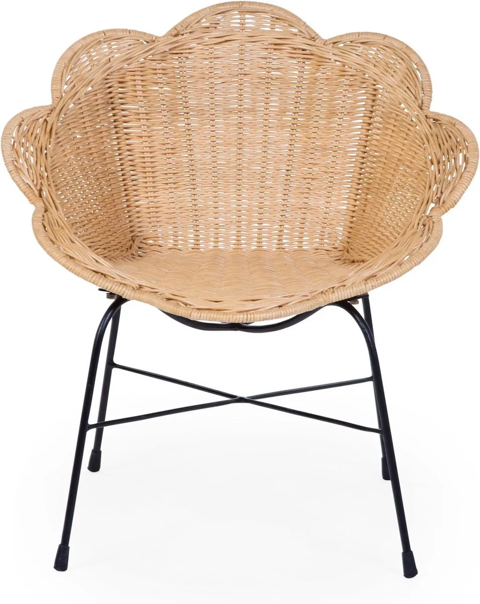 Childhome Kinderstoel Flower - Rotan - Beige