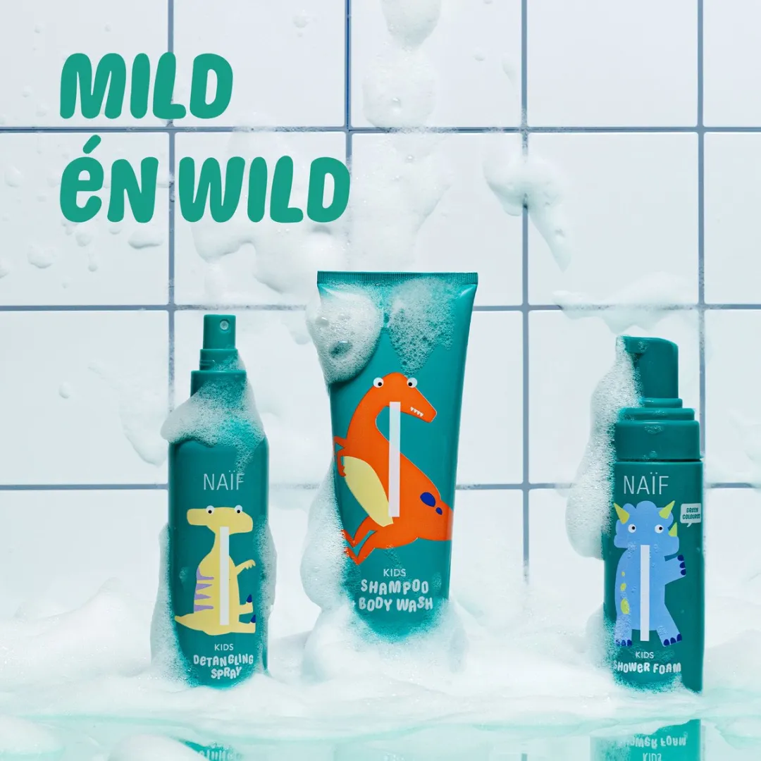 Naïf Kids Shampoo & Body Wash - 2x250ml