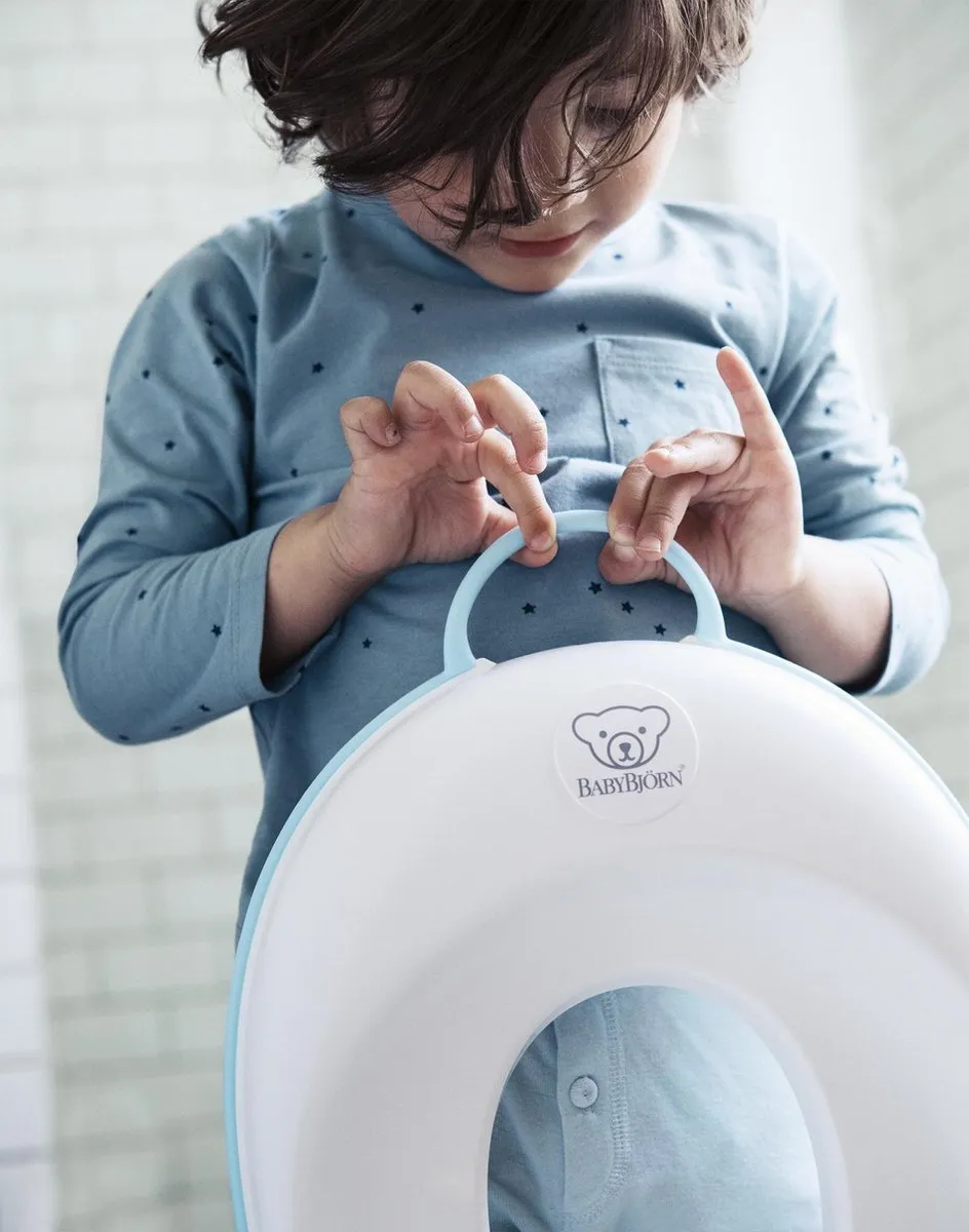 BabyBjörn WC-verkleiner 058013 - Wit-Turquoise