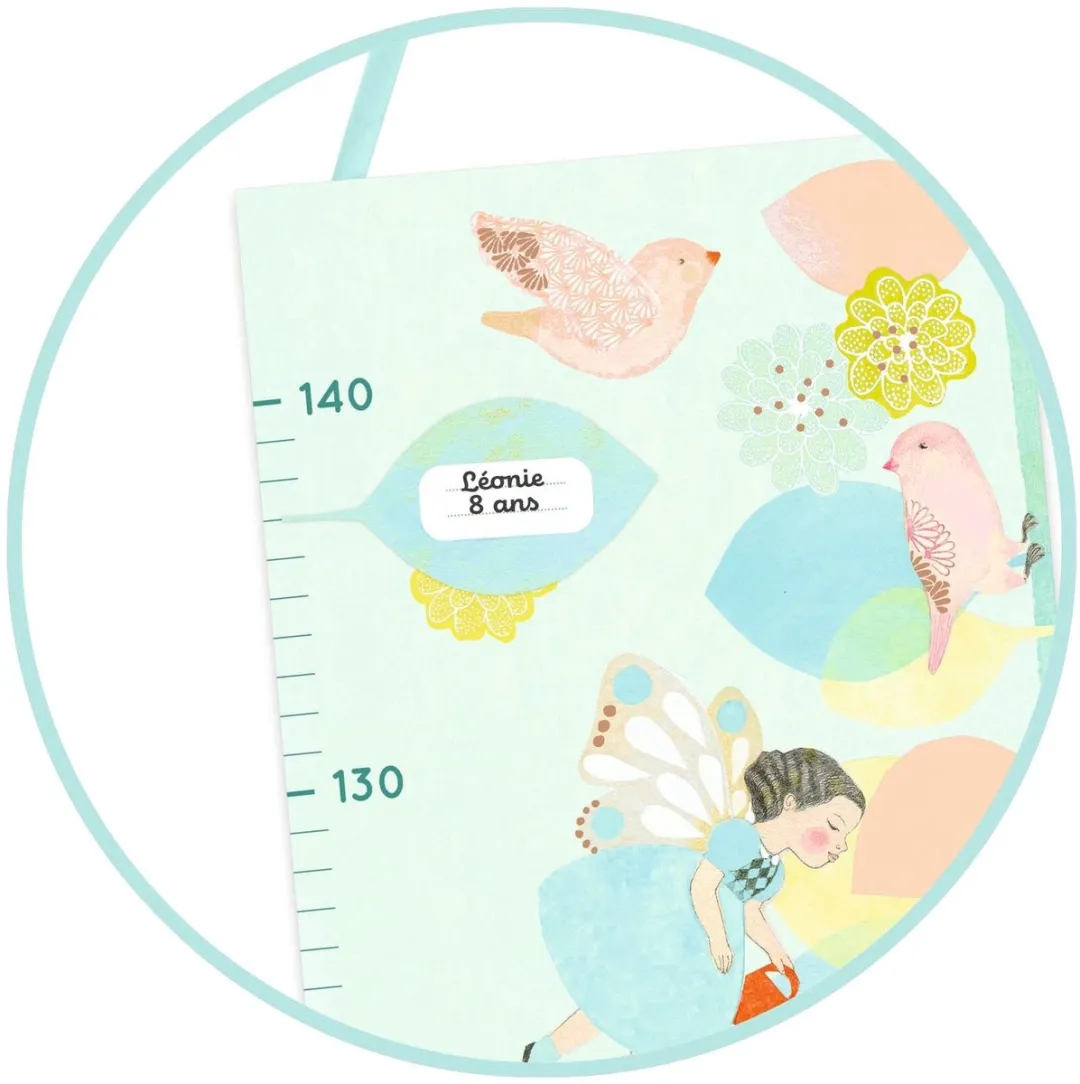 Djeco Groeimeter Springtime - Multicolor