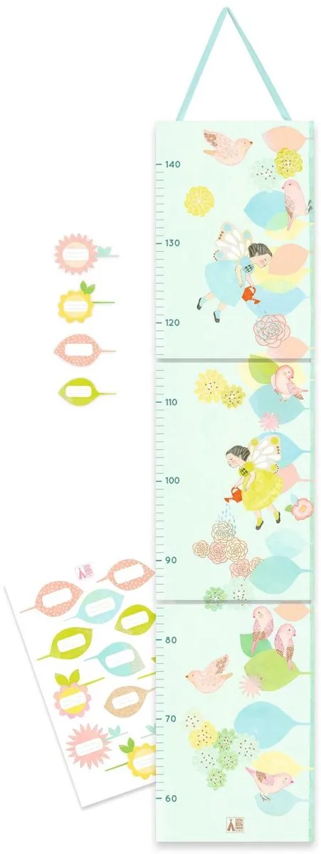 Djeco Groeimeter Springtime - Multicolor