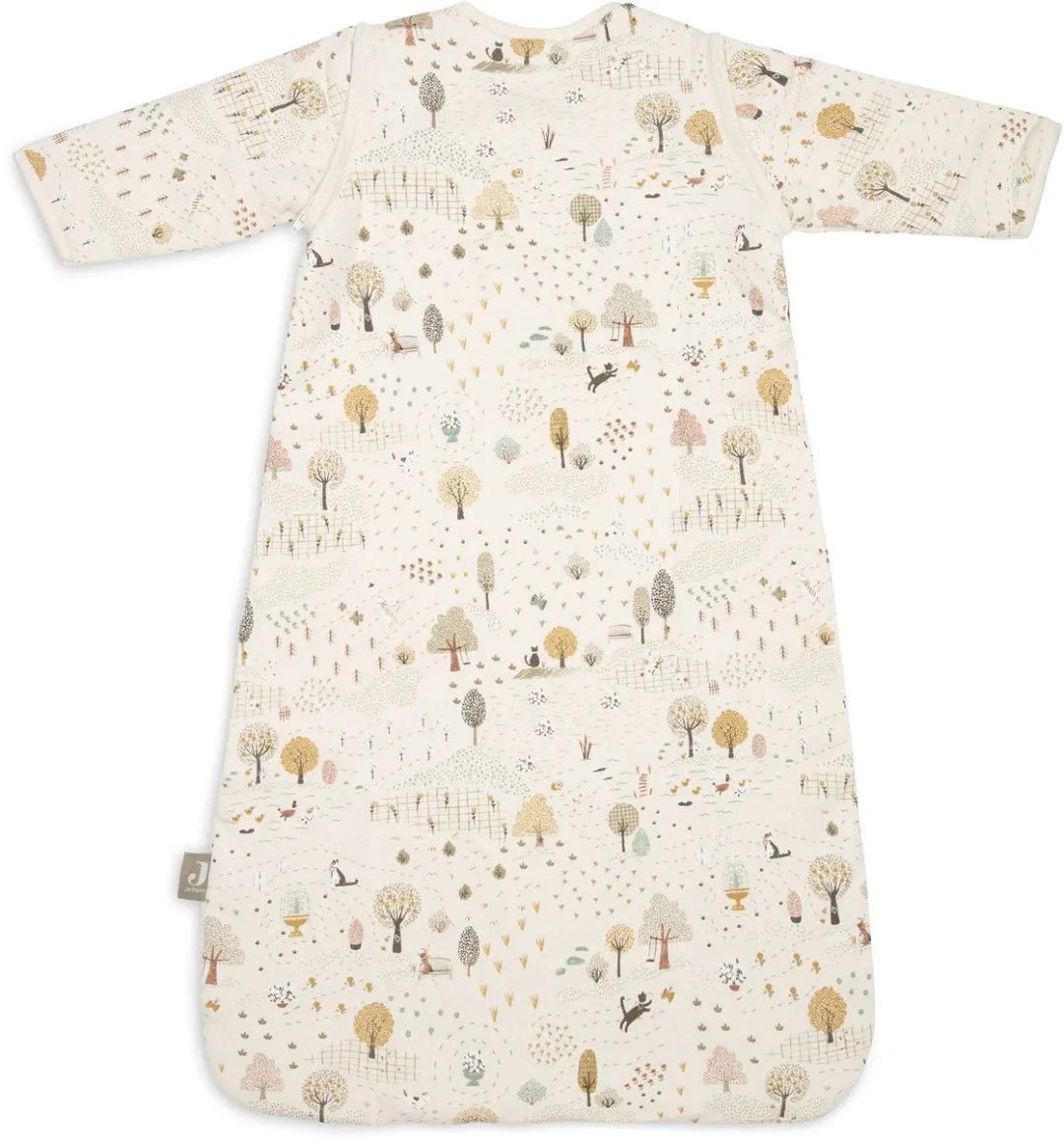 Jollein Slaapzak Baby Tiny Park 90cm - Afritsbare mouw