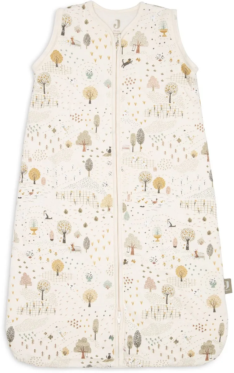 Jollein Slaapzak Baby Tiny Park 90cm - Afritsbare mouw