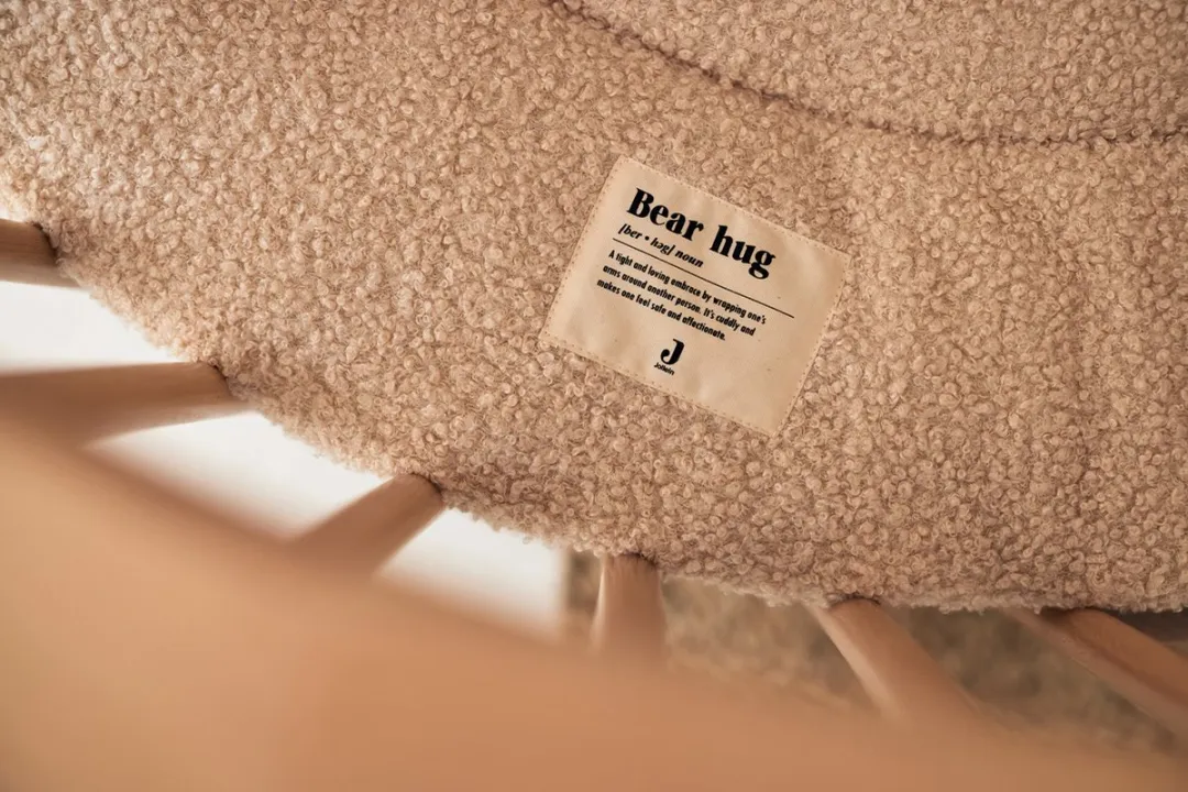 Jollein Boxkleed 95cm Rond Boucle Naturel