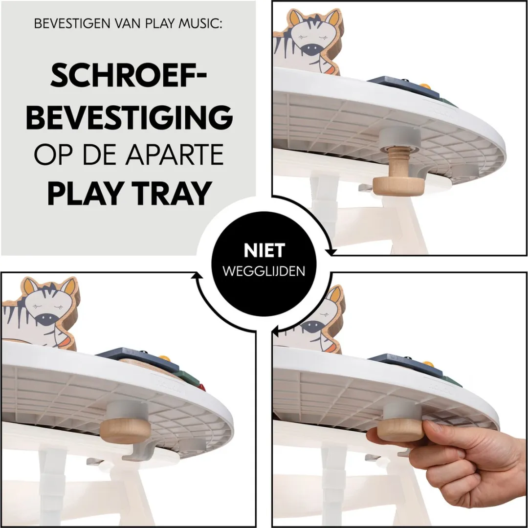 Hauck Play Music Zebra Kinderstoel - Zebra