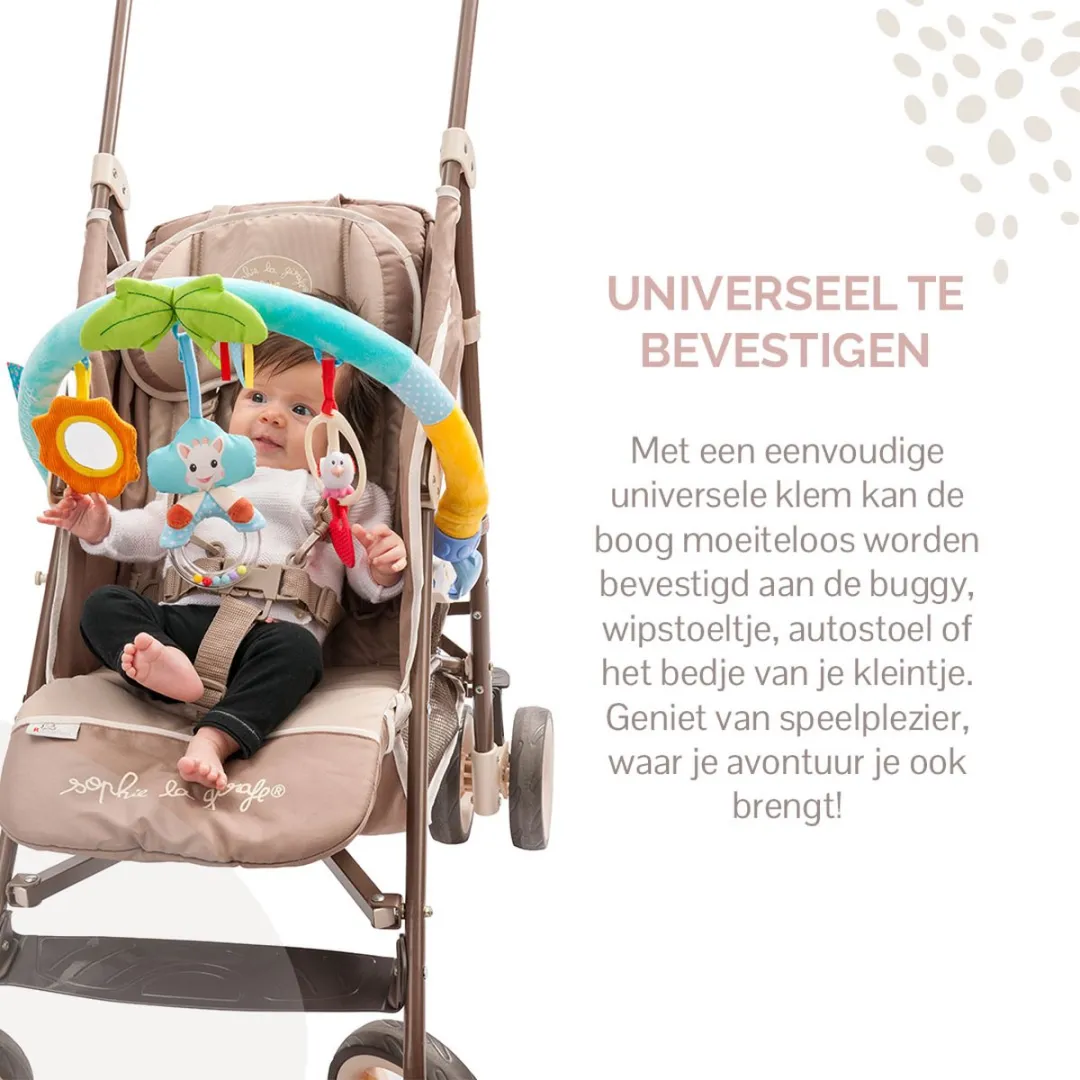 Sophie de Giraf Activiteitenboog Boxmobiel - Meerkleurig