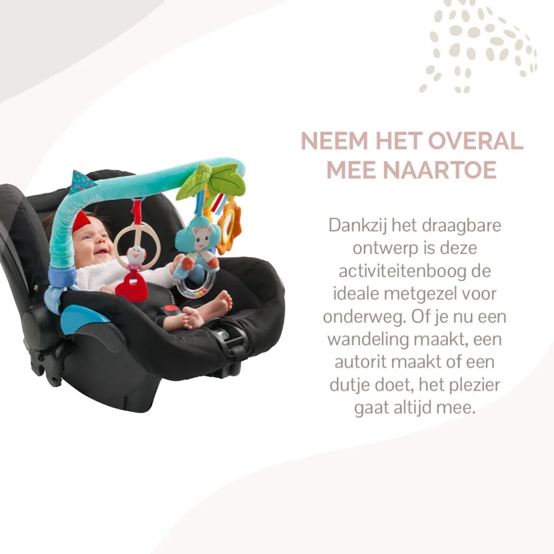 Sophie de Giraf Activiteitenboog Boxmobiel - Meerkleurig