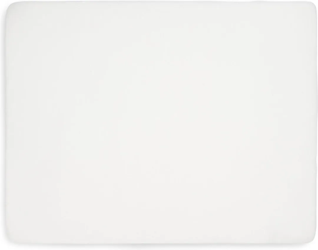 Jollein Hoeslaken Molton Ledikant 60x120cm - Wit - 2 Stuks