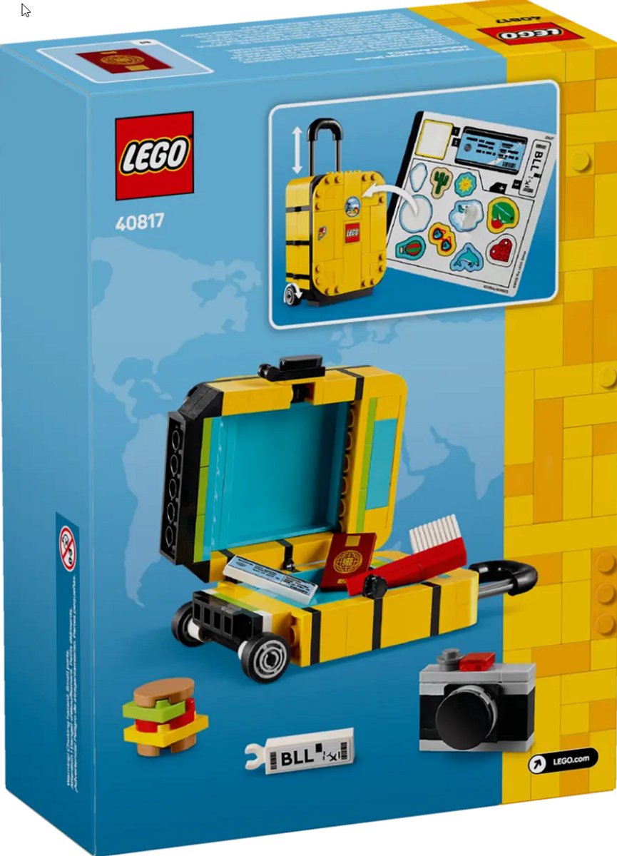 LEGO 40817 - Gele Koffer (Yellow Travel Suitcase)