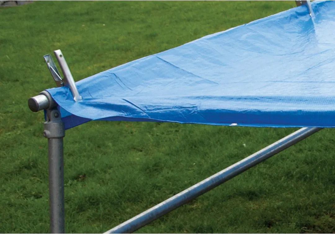 Silverline Afdekzeil 180x240cm - Blauw - Waterdicht UV-bestendig - afbeelding 6 van 6