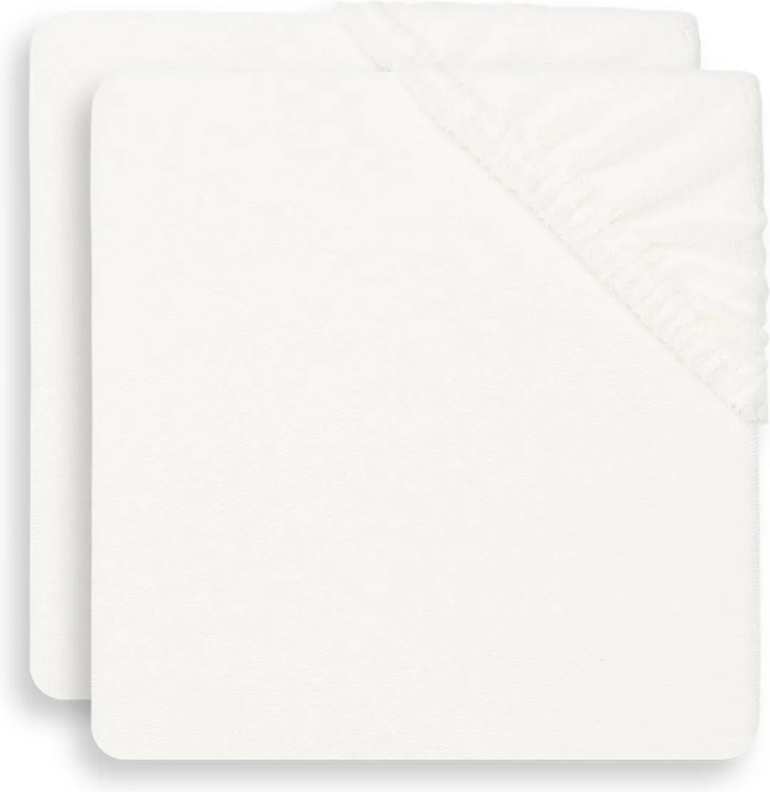 Jollein Aankleedkussenhoes Badstof 50x70cm - Ivory - 2 Stuks