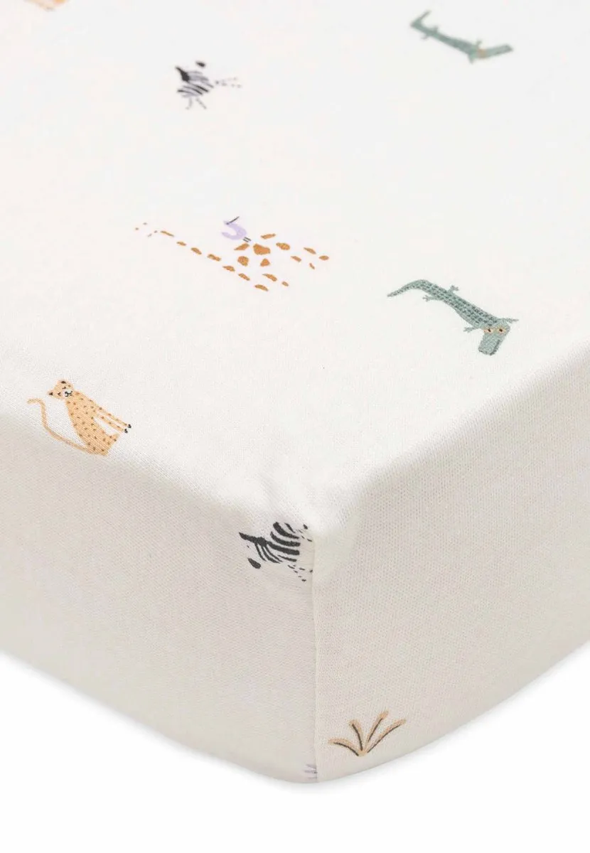 Jollein Baby Hoeslaken Jersey Jungle Jambo 70/75x140/150cm