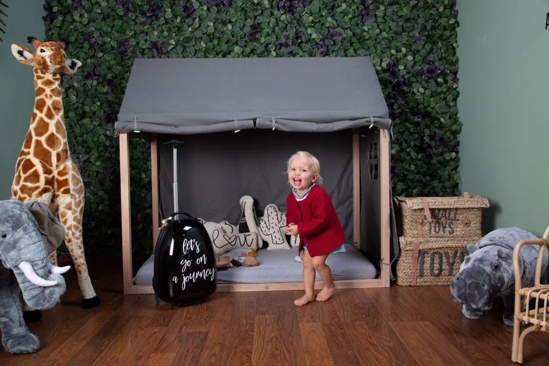 Childhome Huisbed Naturel 148x78x138cm