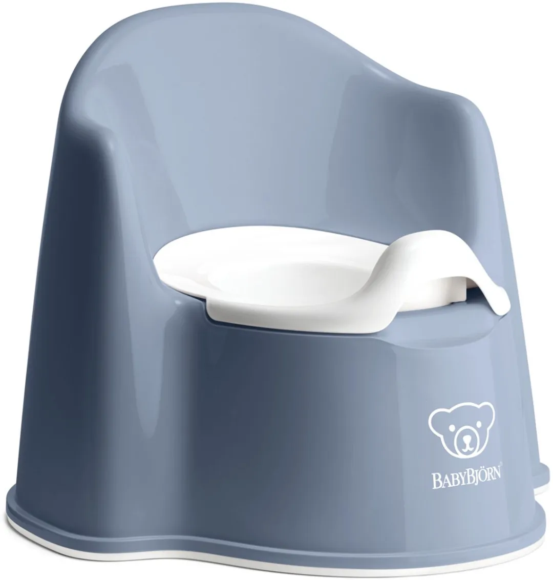 BabyBjörn Plaspotje Zetel Diepblauw-Wit