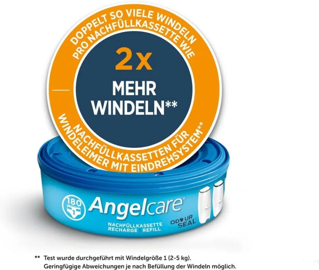Angelcare Navulcassettes 24 Stuks - 180 Stuks