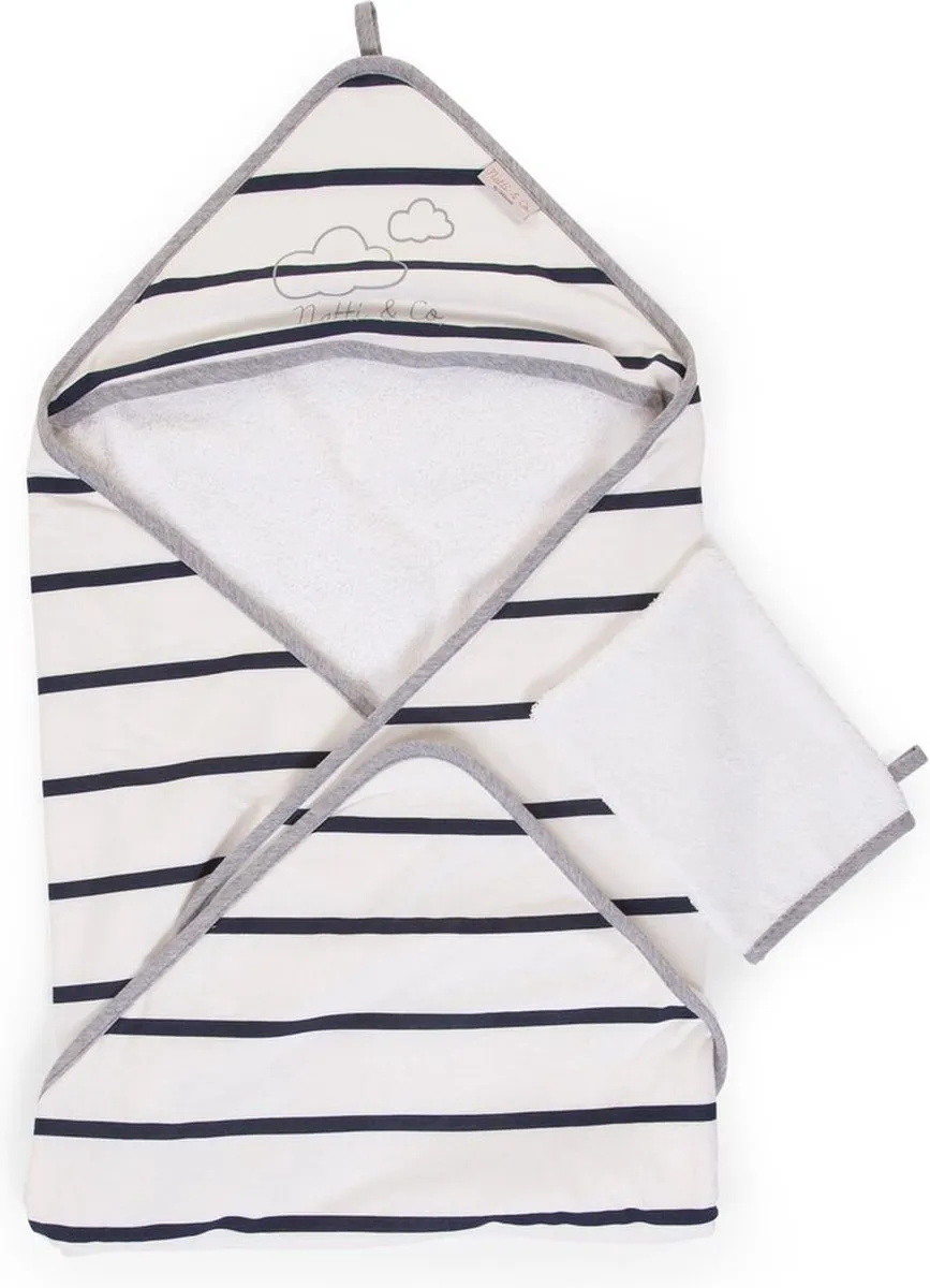 Childhome Baby Badcape & Washandje 80x80cm