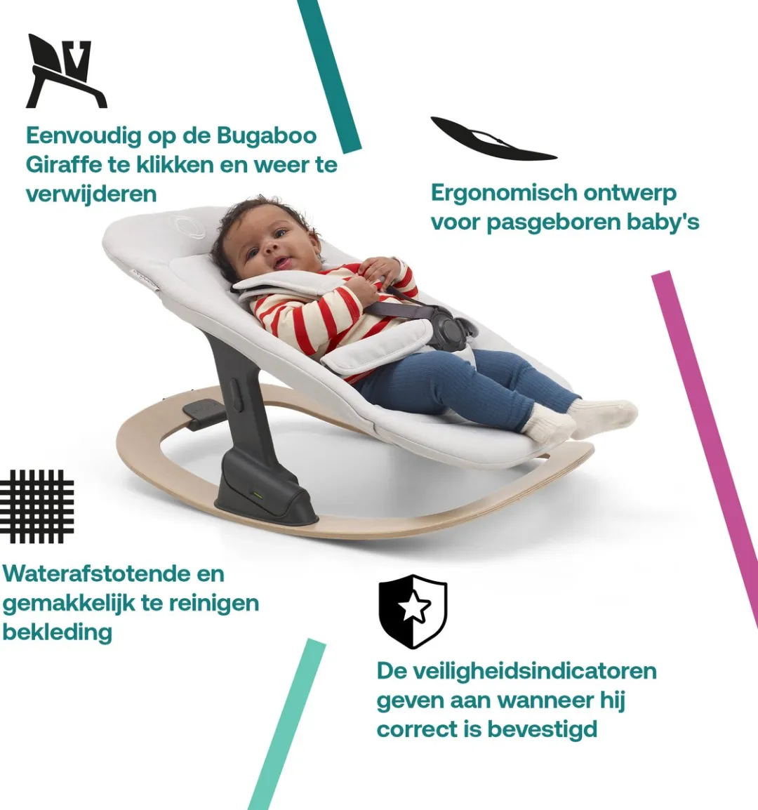 Bugaboo Giraffe Newbornset - 0-6 maanden - Wit