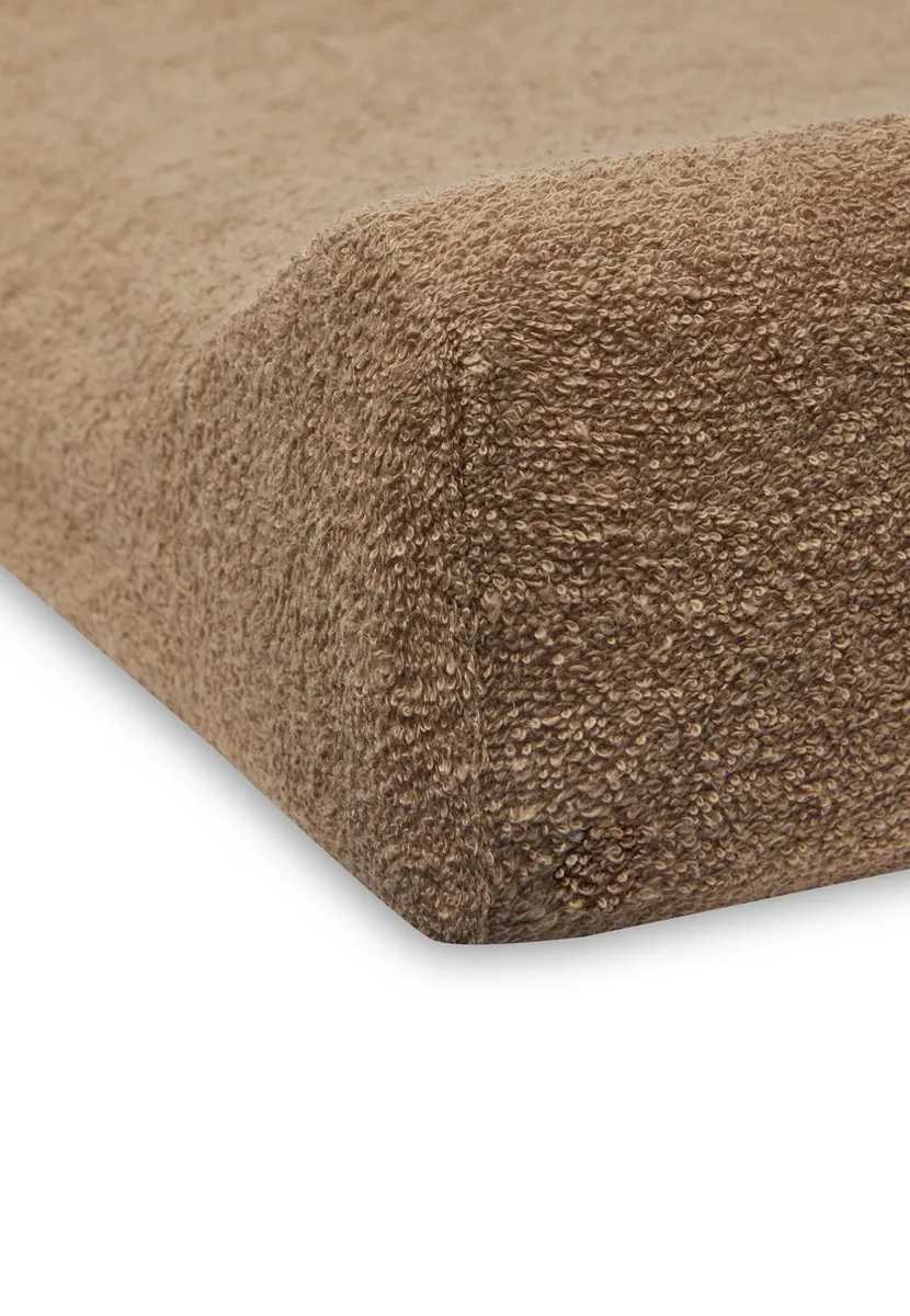 Jollein Aankleedkussenhoes Badstof 50x70cm - 2 Stuks - Caramel/Biscuit