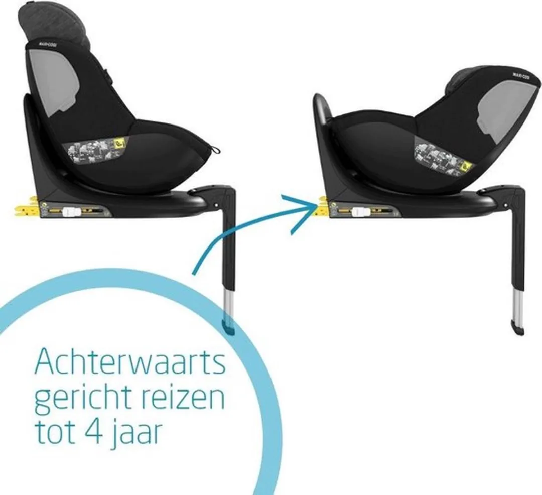 Maxi-Cosi Mica i-Size Autostoeltje 360° - Authentic Black