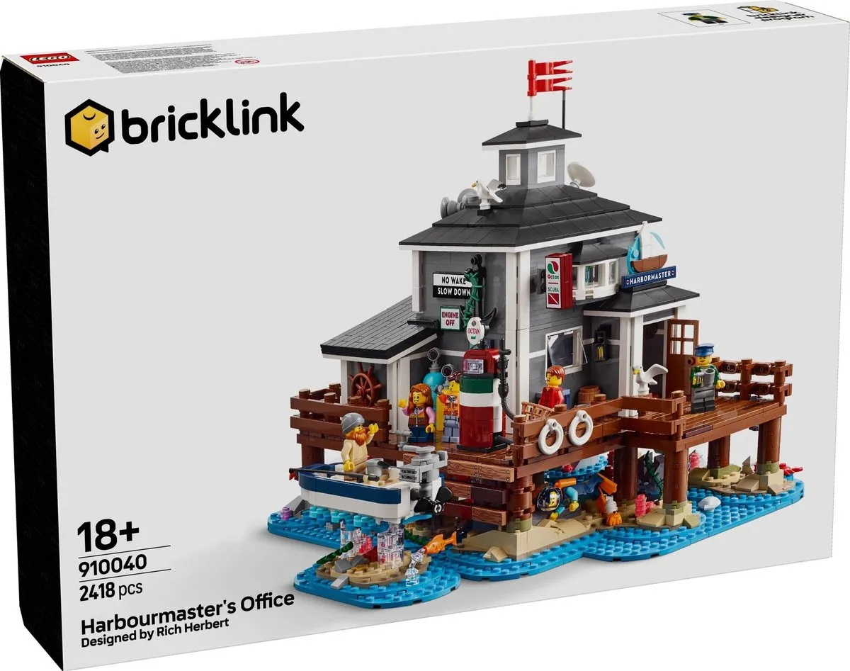 LEGO Bricklink Harbormaster’s Office 2418 Stukken