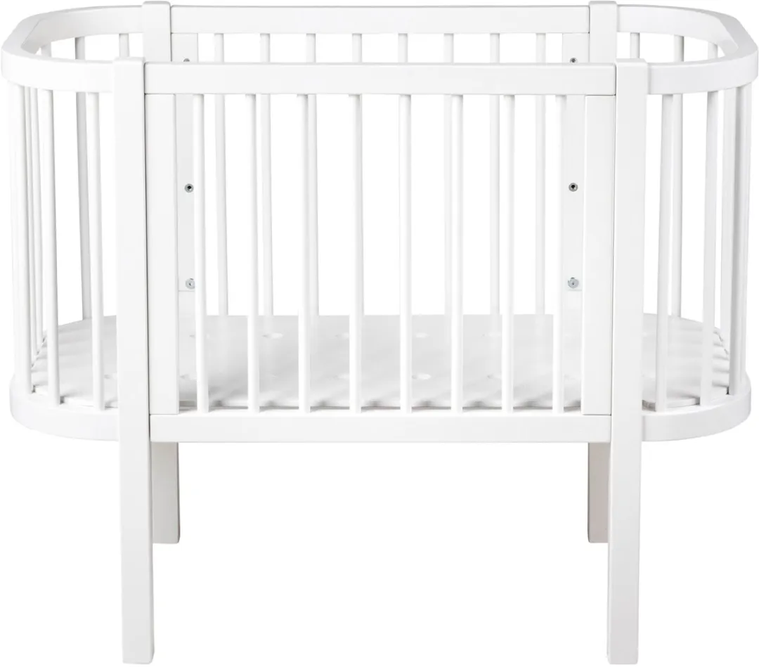 Sebra Bedside Crib Classic White