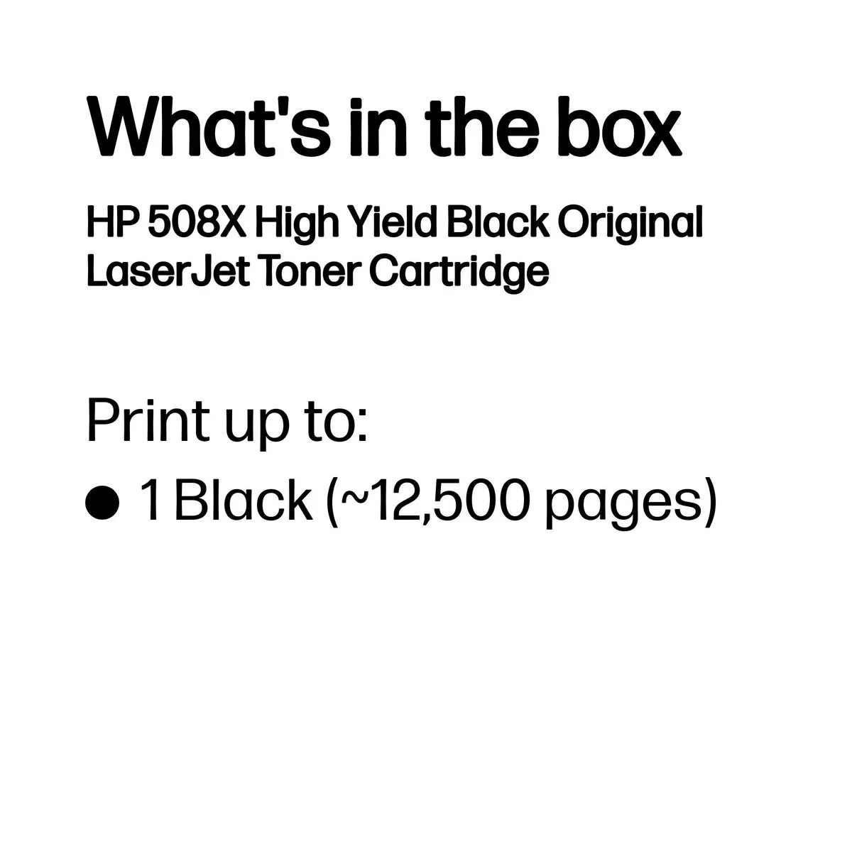 HP 508X CF360XC Inktcartridge - Zwart
