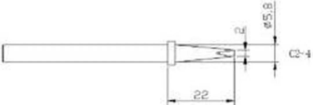 TOOLCRAFT Soldeerpunt Potlood 1389205 - 76,5 mm