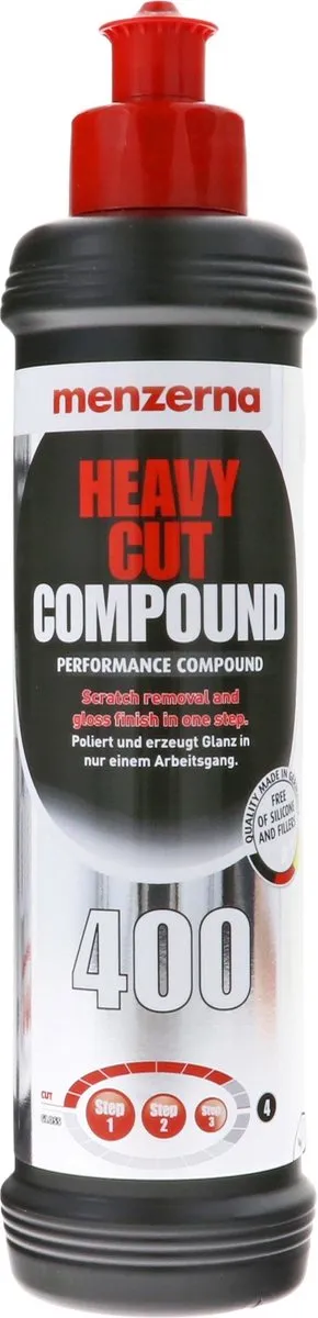 Menzerna 400 Heavy Cut Polijstpasta 250ml