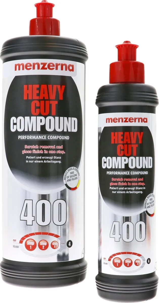 Menzerna 400 Heavy Cut Polijstpasta 250ml