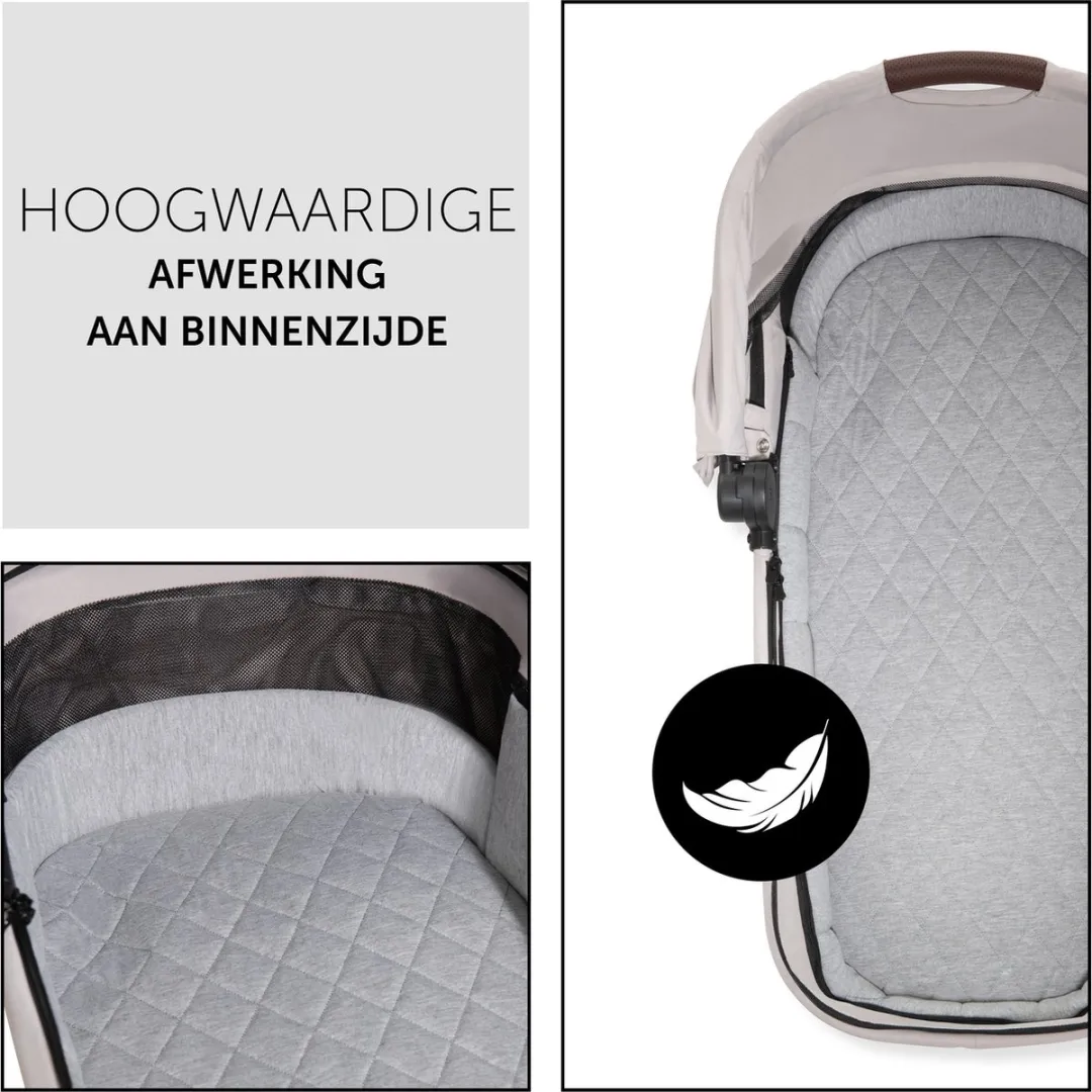 Hauck Walk N Care Carrycot Reiswieg Beige