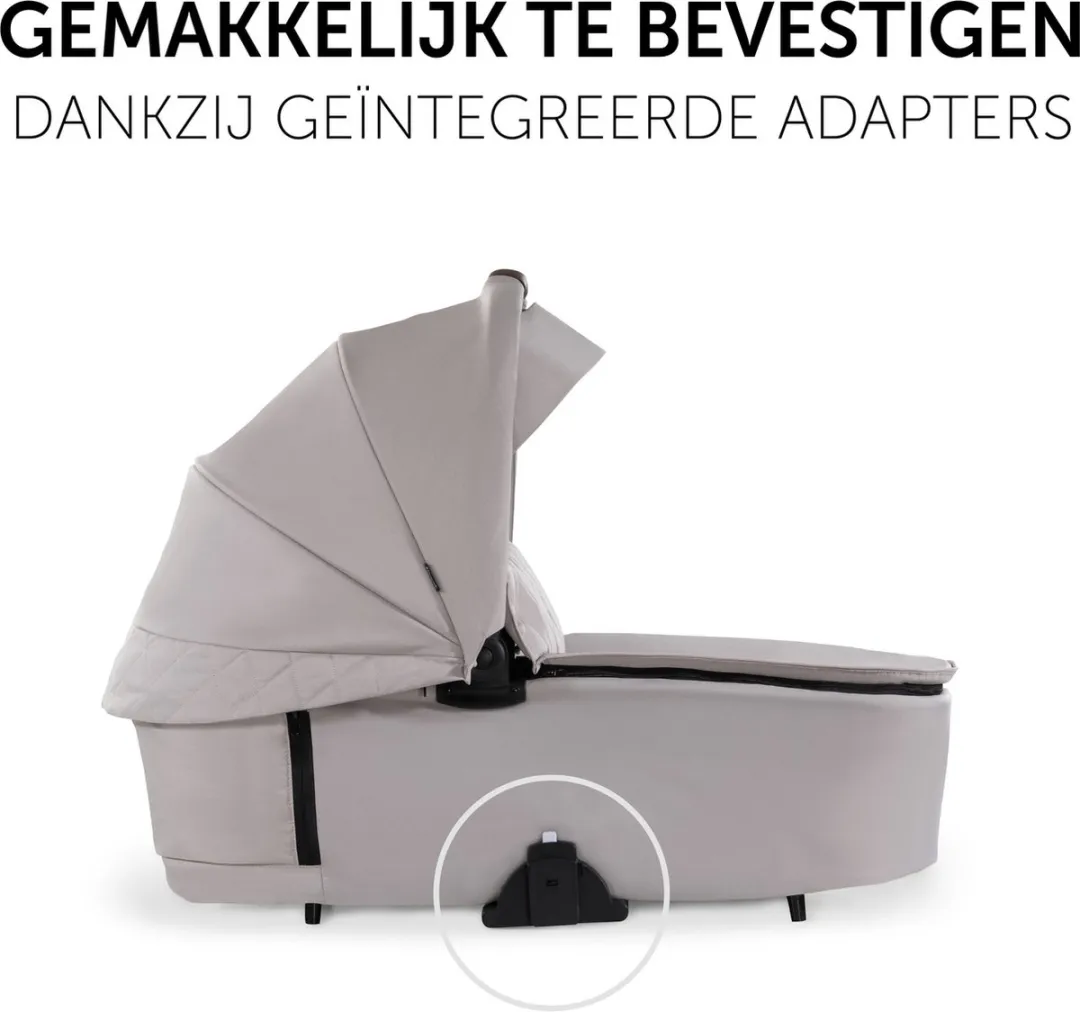 Hauck Walk N Care Carrycot Reiswieg Beige