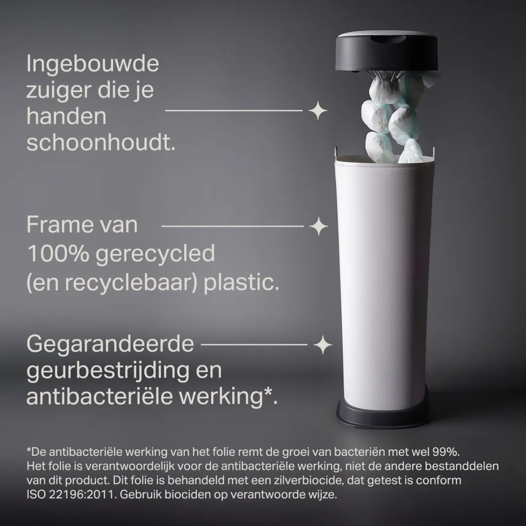 Tommee Tippee Twist & Click XL Luieremmer 75L - Wit