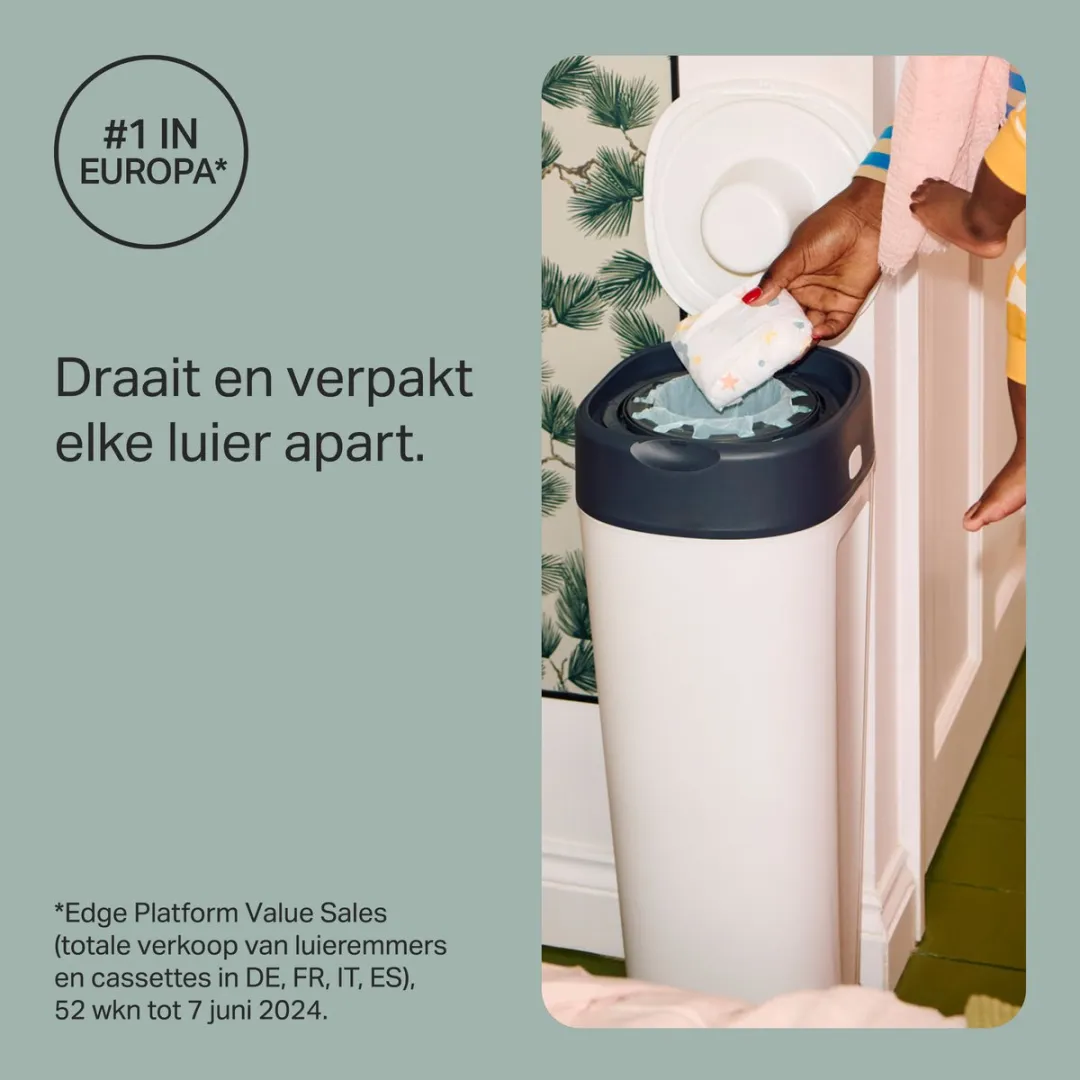 Tommee Tippee Twist & Click XL Luieremmer 75L - Wit