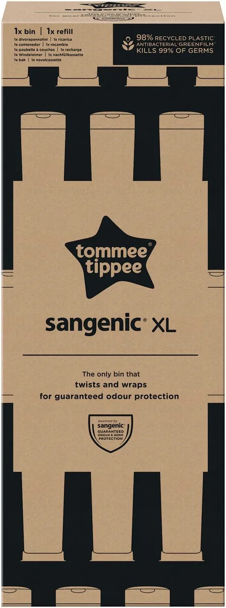 Tommee Tippee Twist & Click XL Luieremmer 75L - Wit - afbeelding 6 van 6