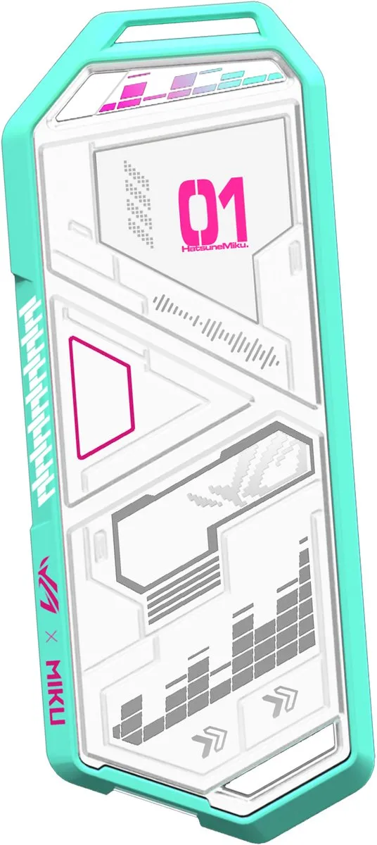 ASUS ROG Strix Arion Hatsune Miku Edition SSD-behuizing Wit - 90DD02H1-M09010 - afbeelding 5 van 6