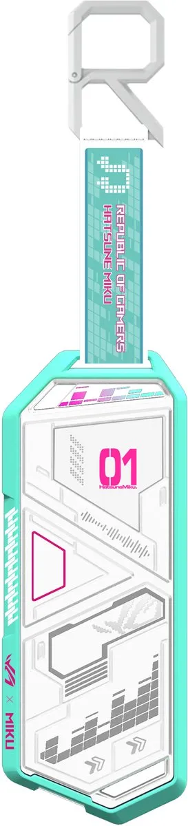 ASUS ROG Strix Arion Hatsune Miku Edition SSD-behuizing Wit