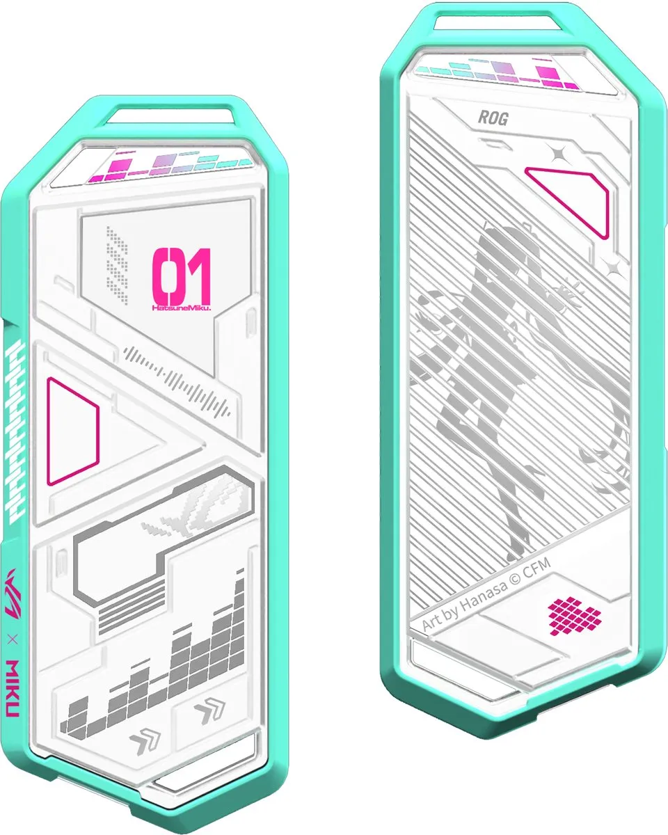 ASUS ROG Strix Arion Hatsune Miku Edition SSD-behuizing Wit - 90DD02H1-M09010 - afbeelding 2 van 6