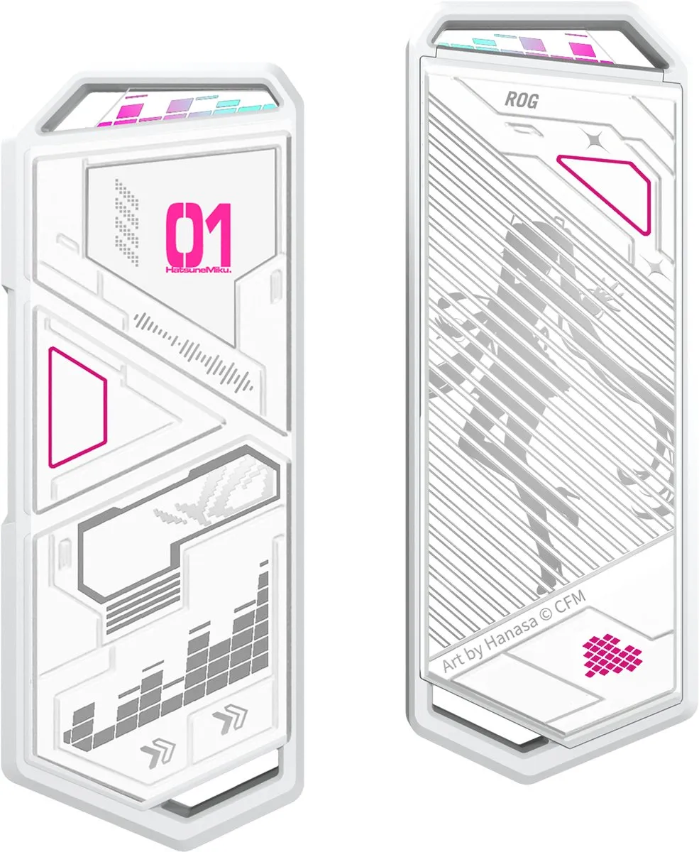 ASUS ROG Strix Arion Hatsune Miku Edition SSD-behuizing Wit - 90DD02H1-M09010 - afbeelding 4 van 6