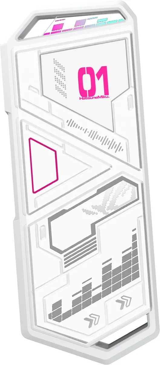 ASUS ROG Strix Arion Hatsune Miku Edition SSD-behuizing Wit - 90DD02H1-M09010 - afbeelding 3 van 6