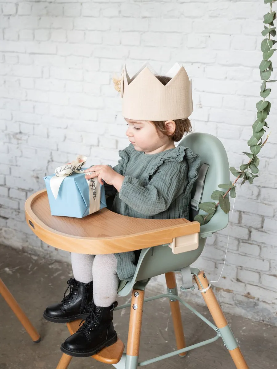 Childhome Evolu Kinderstoel - Munt - Verstelbaar 50-90cm