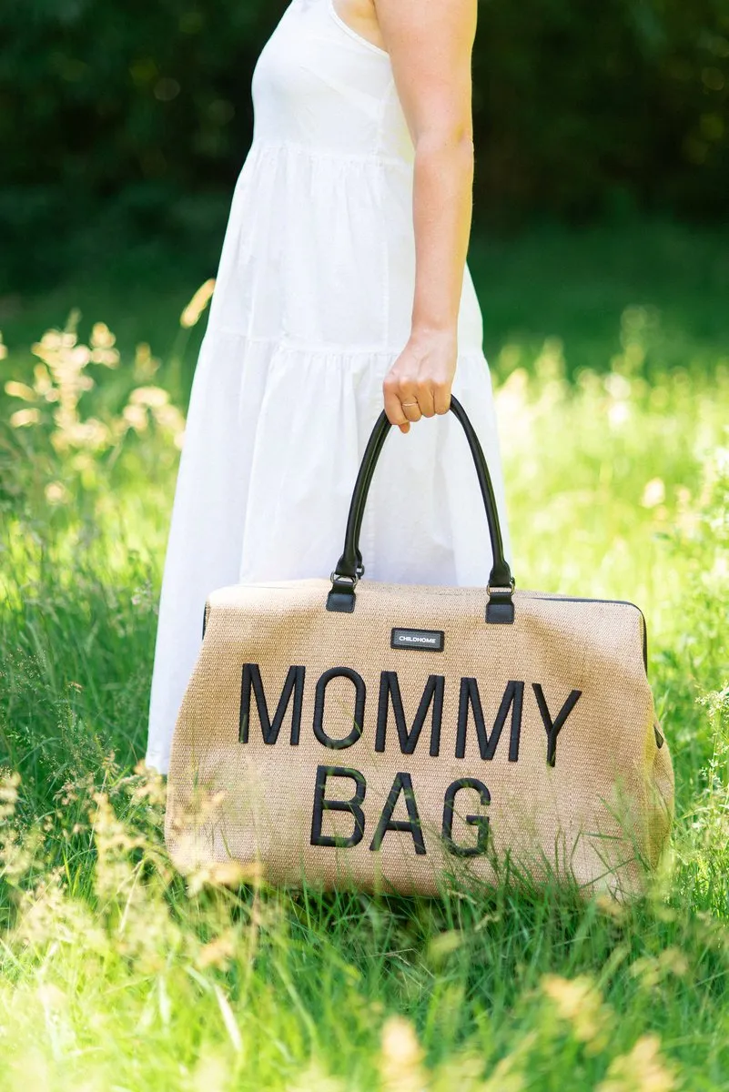 Childhome Mommy Bag Verzorgingstas - Raffia - Waterafstotend