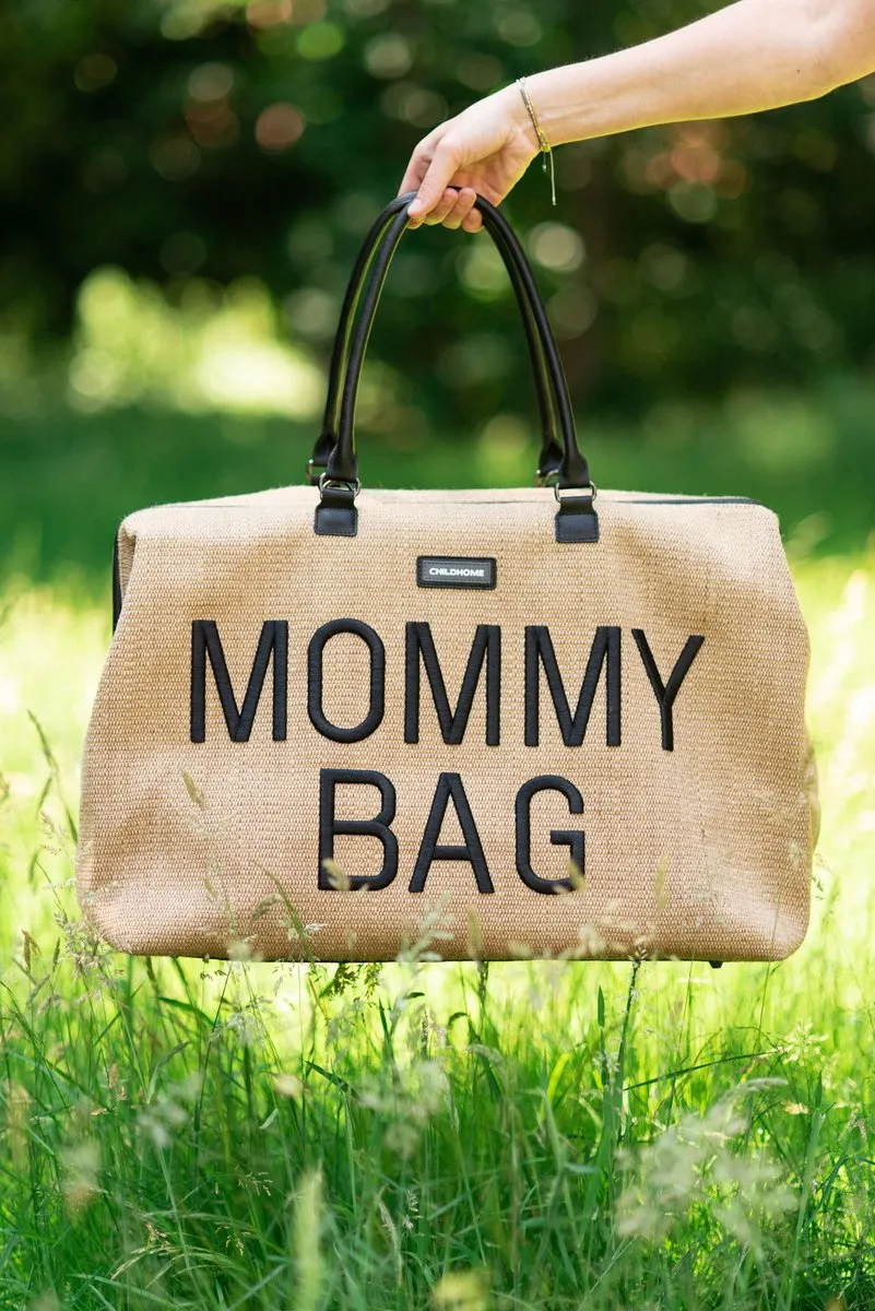 Childhome Mommy Bag Verzorgingstas - Raffia - Waterafstotend