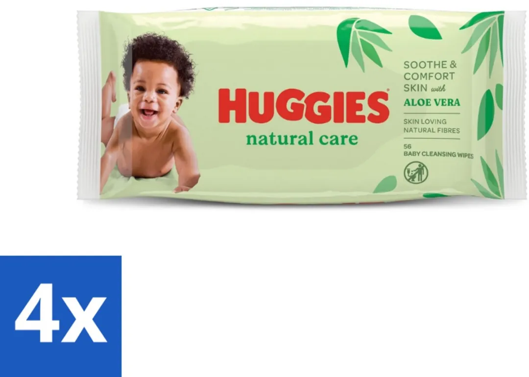 Huggies Huidvriendelijk Billendoekjes Aloë Vera