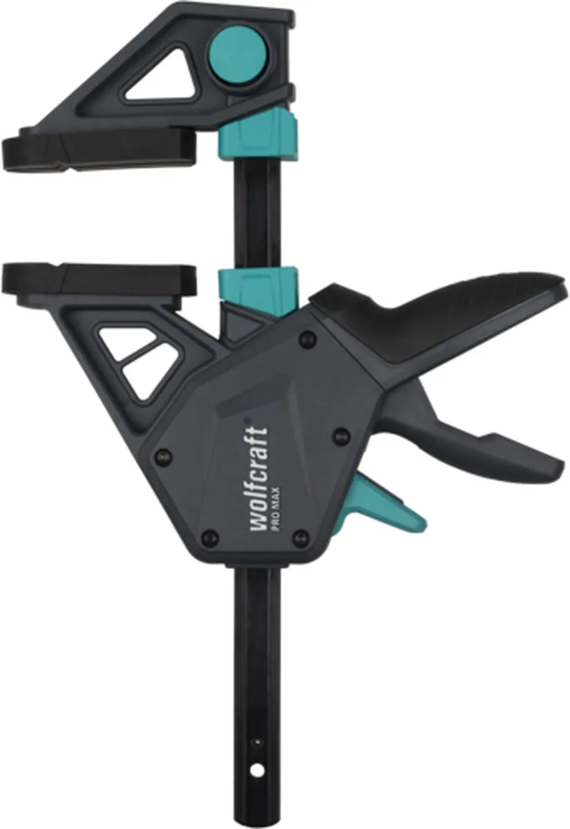 Wolfcraft Lijmklem PRO MAX 700mm 3073000 - Zwart