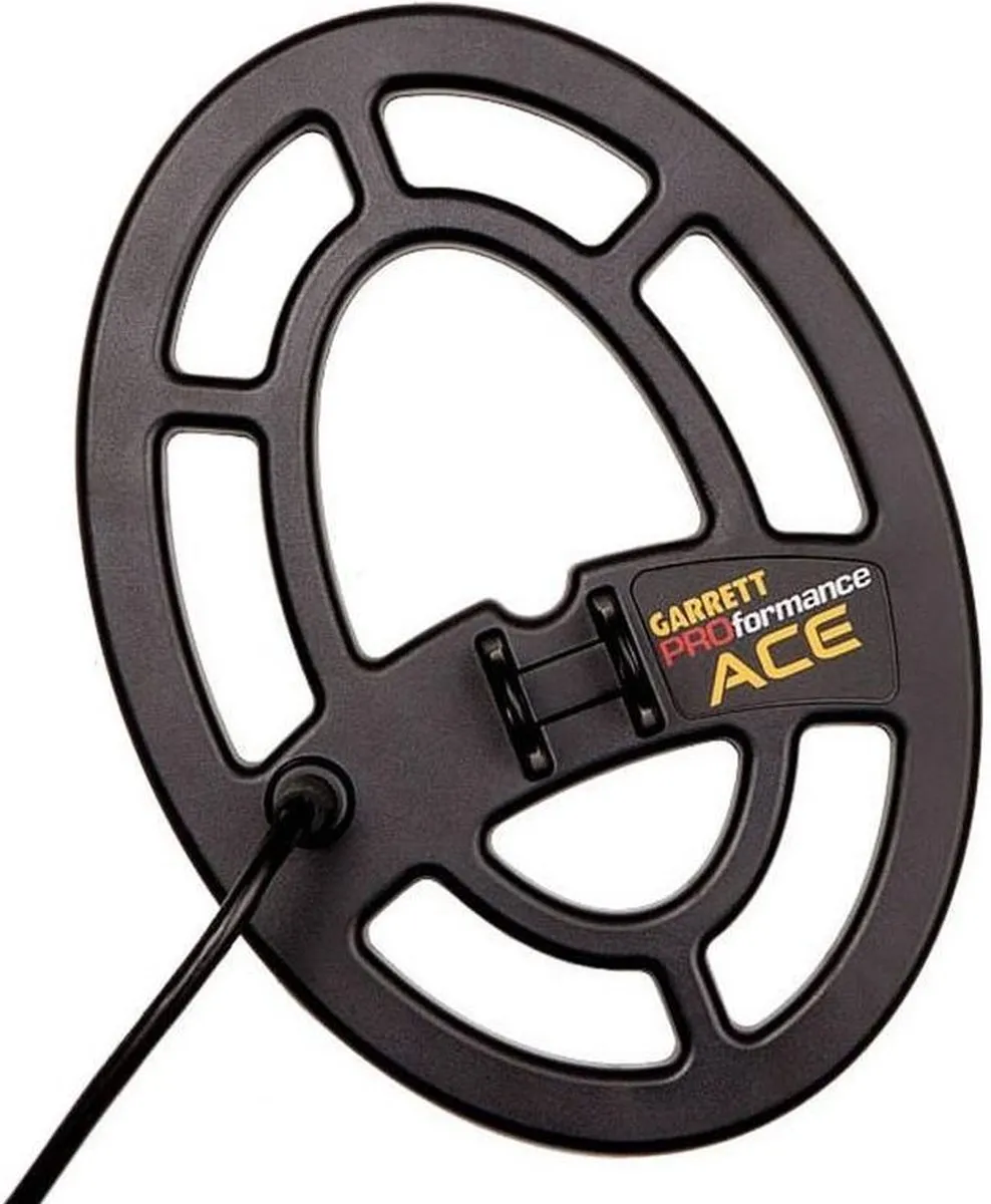 Garrett Ace 250 Metaaldetector 0670541999820 - 23cm Zoekspoel - Zwart/Geel