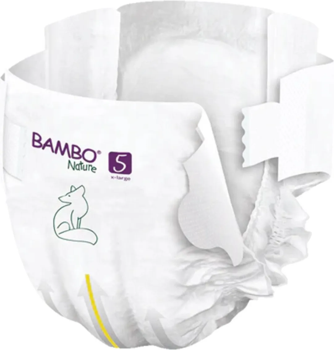 Bambo Nature Luiers Maat 5 (12-18 kg) - 2 x 44 stuks - Voordeelverpakking