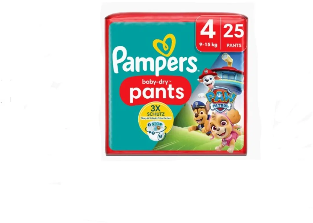 Pampers Baby-Dry Pants Paw Patrol Maat 4 - 25 Stuks