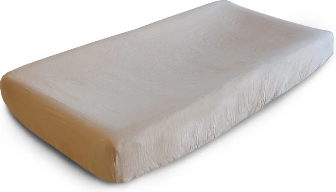 Mushie Waskussenhoes Pale Taupe