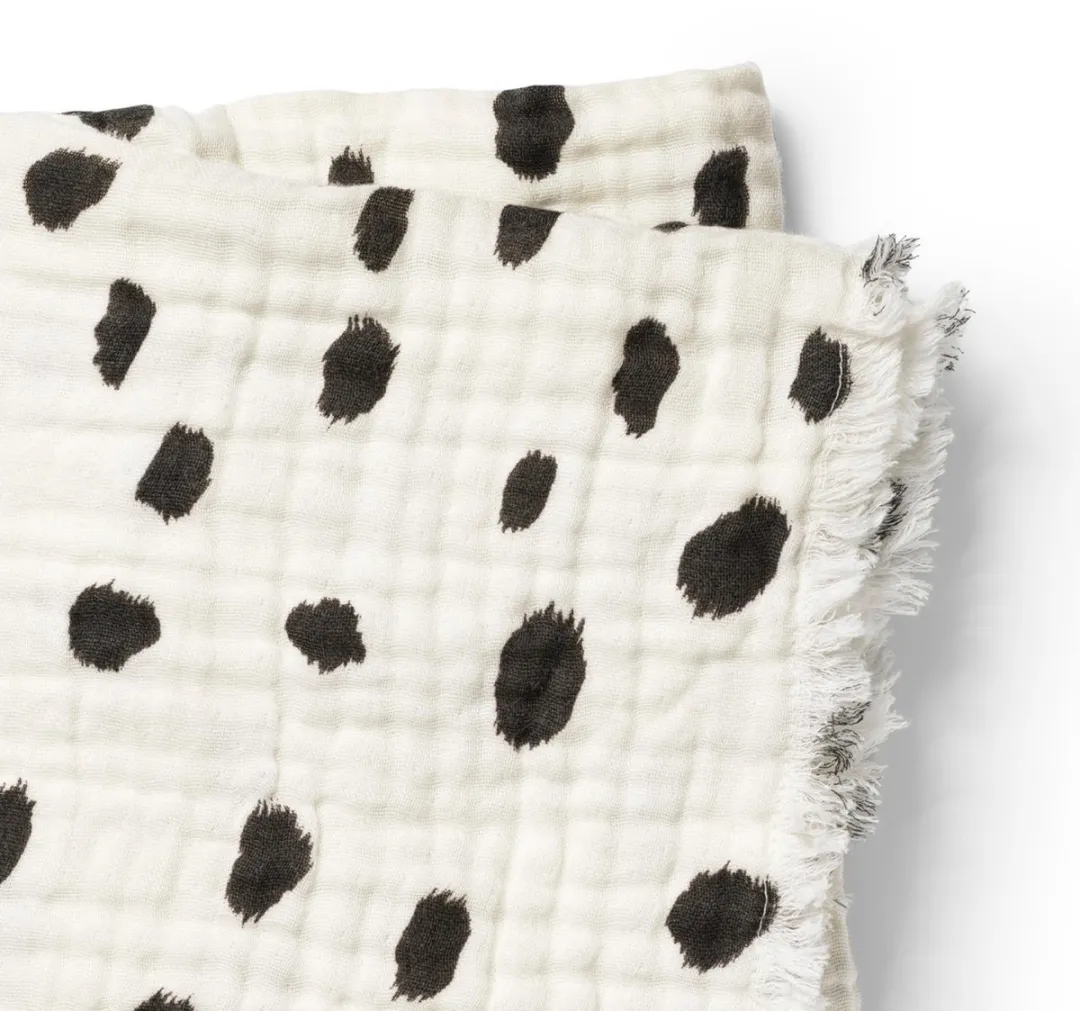 Elodie Hydrofiel Baby Deken Dalmatian Dots Grande 75x100cm