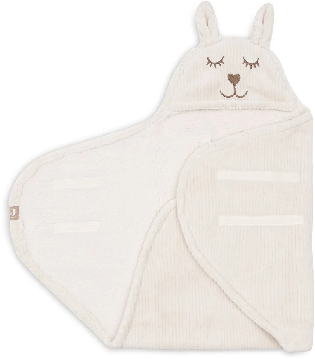 Jollein Baby Wikkeldeken Bunny Cloudy Rib 100x105cm